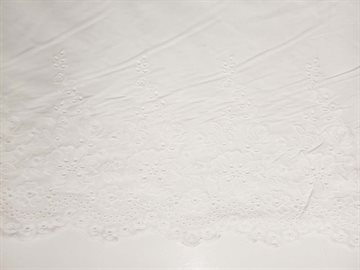 Embroidery flower one sided